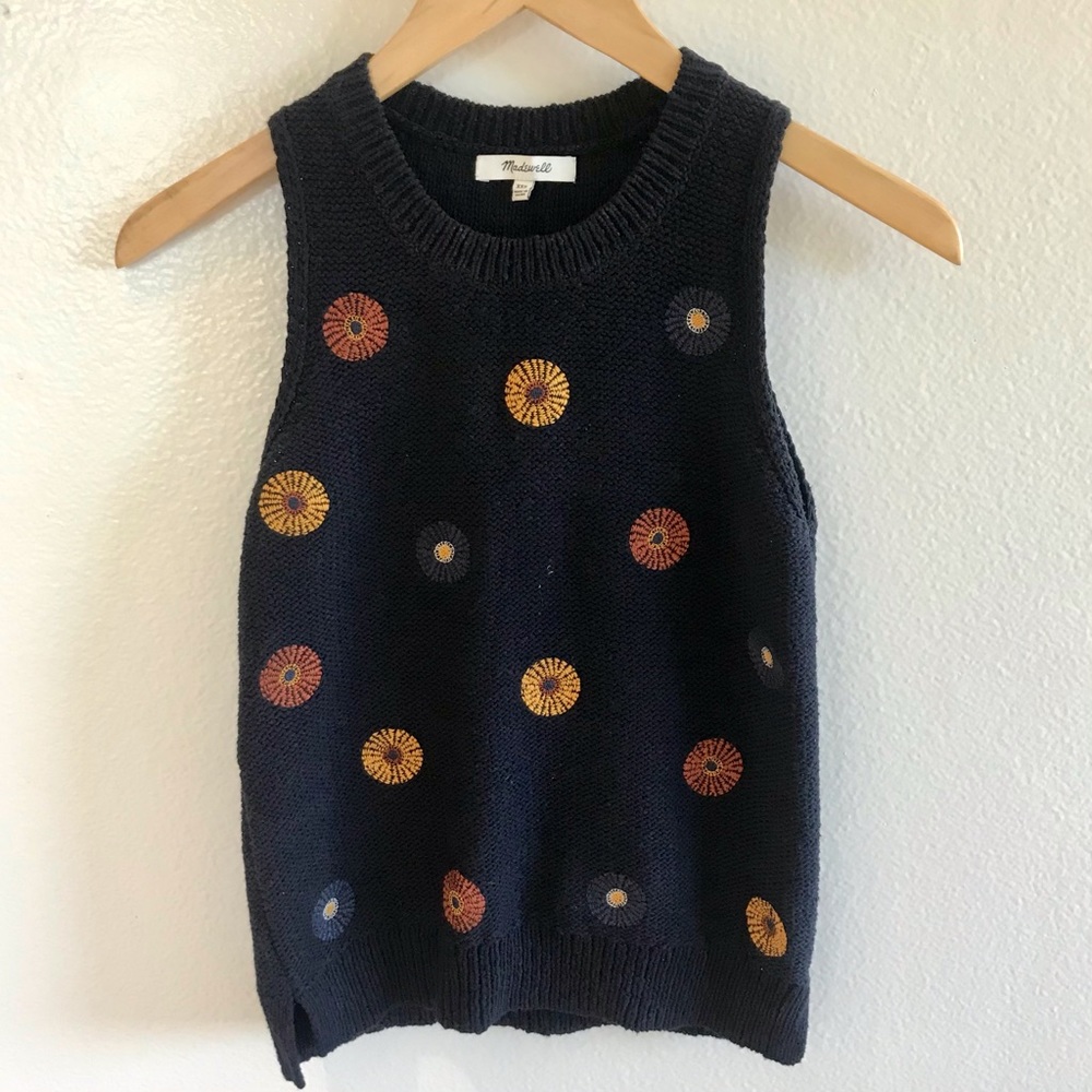 Madewell Navy Sweater Tank